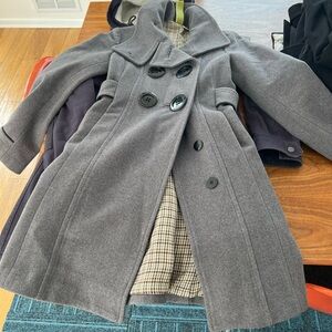 Funky Gray Double-Breasted Coat